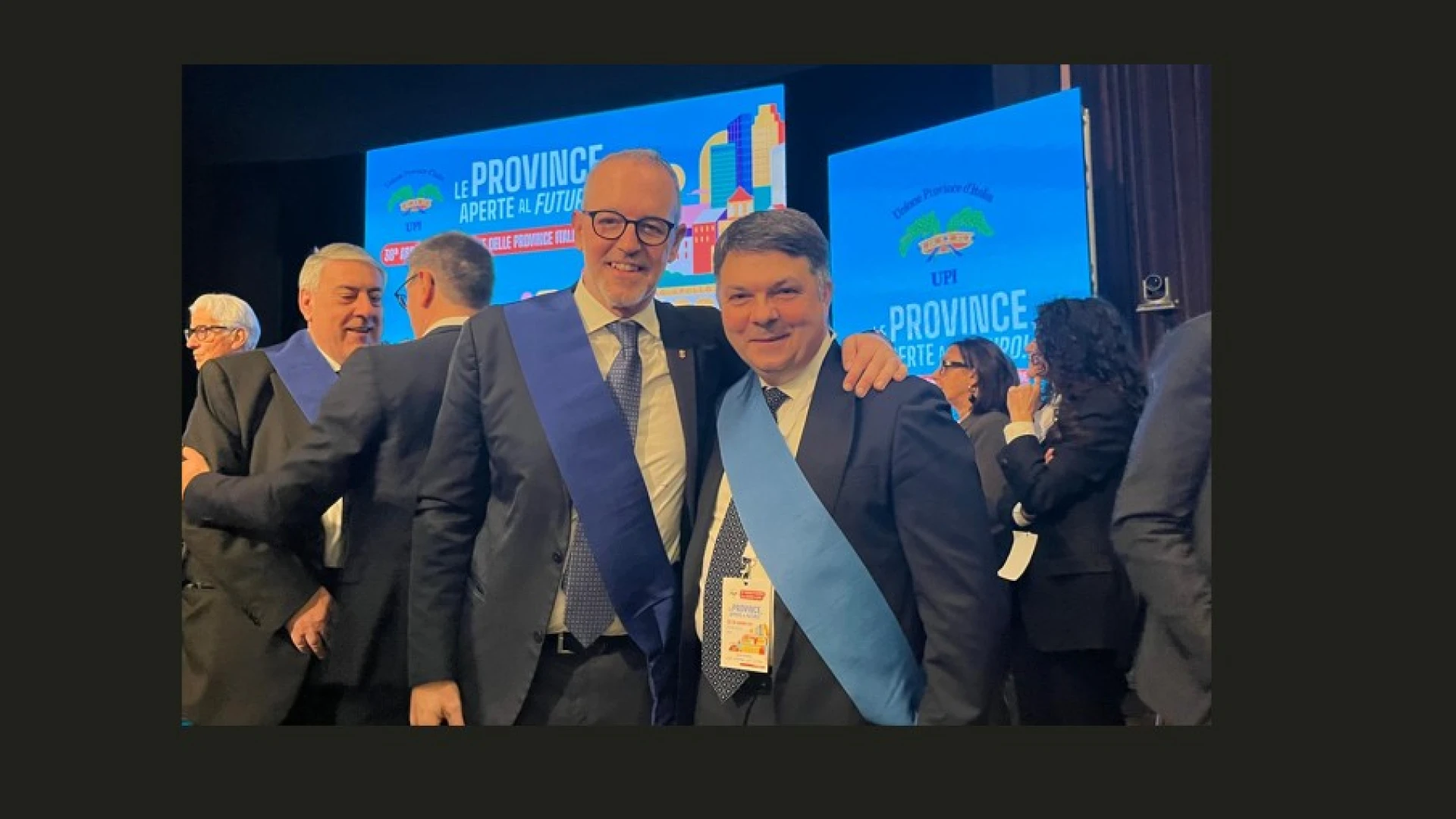La delegazione molisana all’Assemblea delle Provincie Italiane a Lecce.